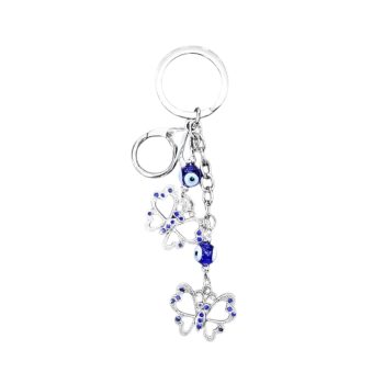 Llavero mariposas con strass
