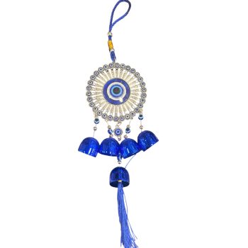 Llamador campanas azules y ojo turco