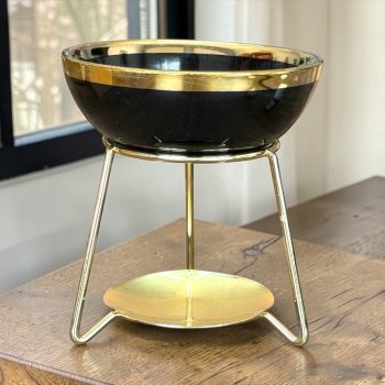Hornillo Pie Metalico Oro