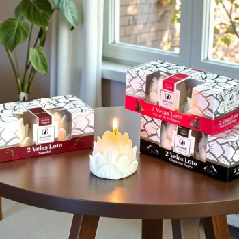 Velas aromáticas Loto en caja (PREVENTA)