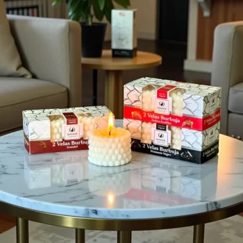Velas aromáticas burbuja en caja (PREVENTA)