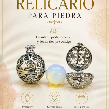 Relicarios de piedras naturales