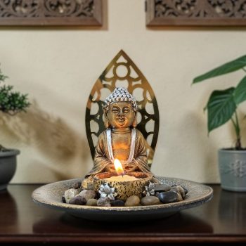 Porta vela Buda Plato