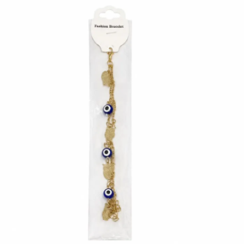 Pulsera dorada buho