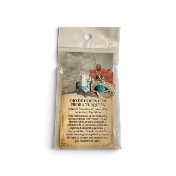 Dije ojo de horus con piedra