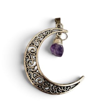 Dije de luna con amatista