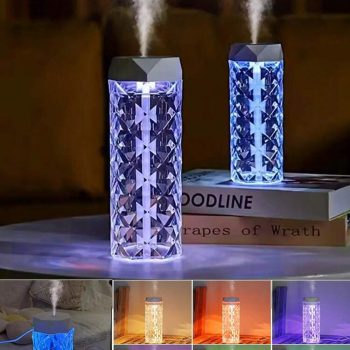 Lámpara diamante con humidificador