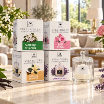 Vela Loto Aromática en Campana
