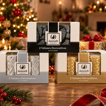 2 Velones Deco y Navideños