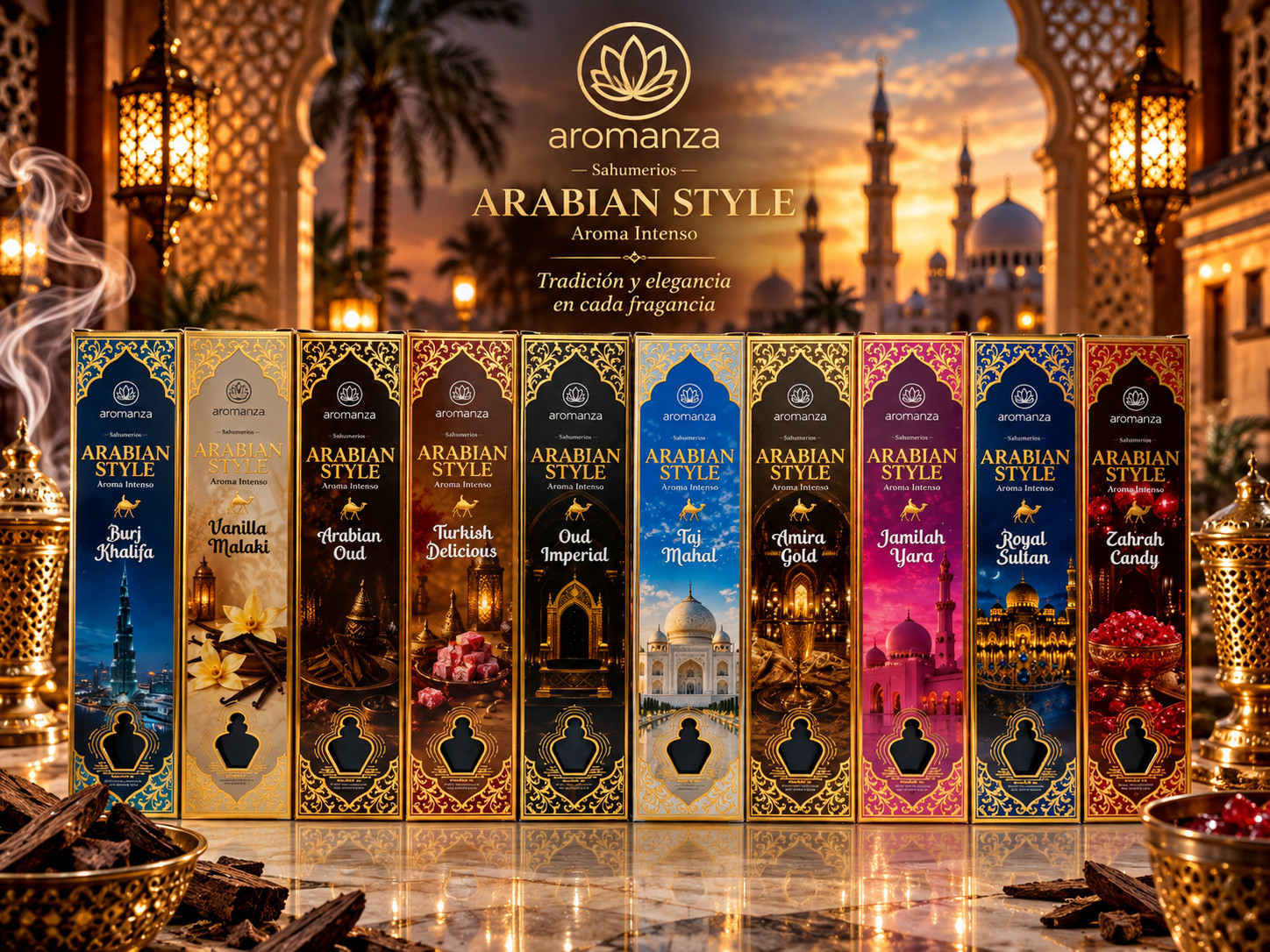 10 cajas Arabian Style Aromanza (preventa)