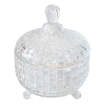 Caramelera de vidrio rattan